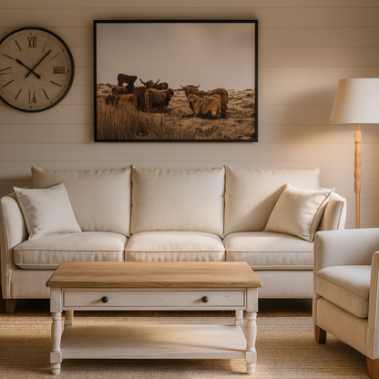 Modern Farmhouse Living Room e-Design Pack