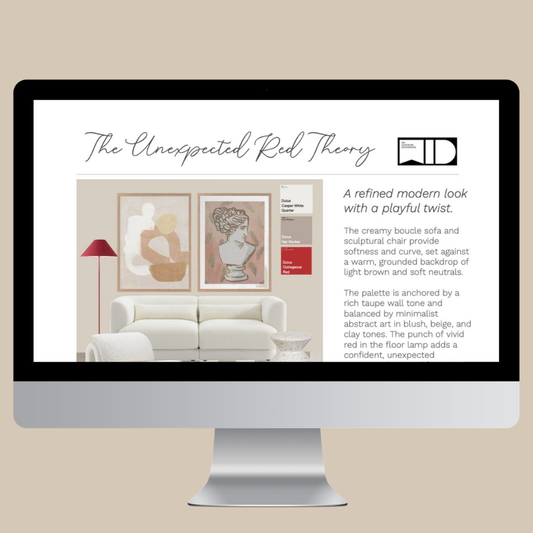 Modern Living Room e-Design Pack