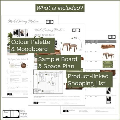 Mid - Century Modern Design Pack - My Interior Designers | Online Interior Design Australia