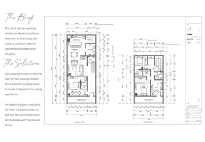Space Planning/2D Floor Plan Pack with 2 Layout Options - My Interior Designers | Online Interior Design Australia
